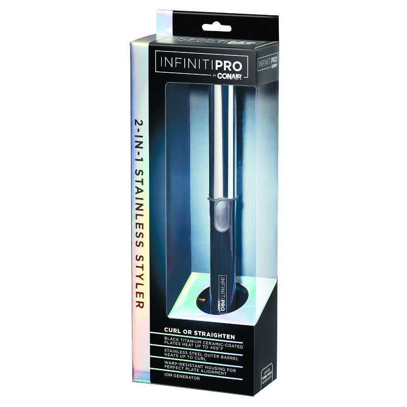InfinitiPro by Conair 2-in-1 Styler - Black