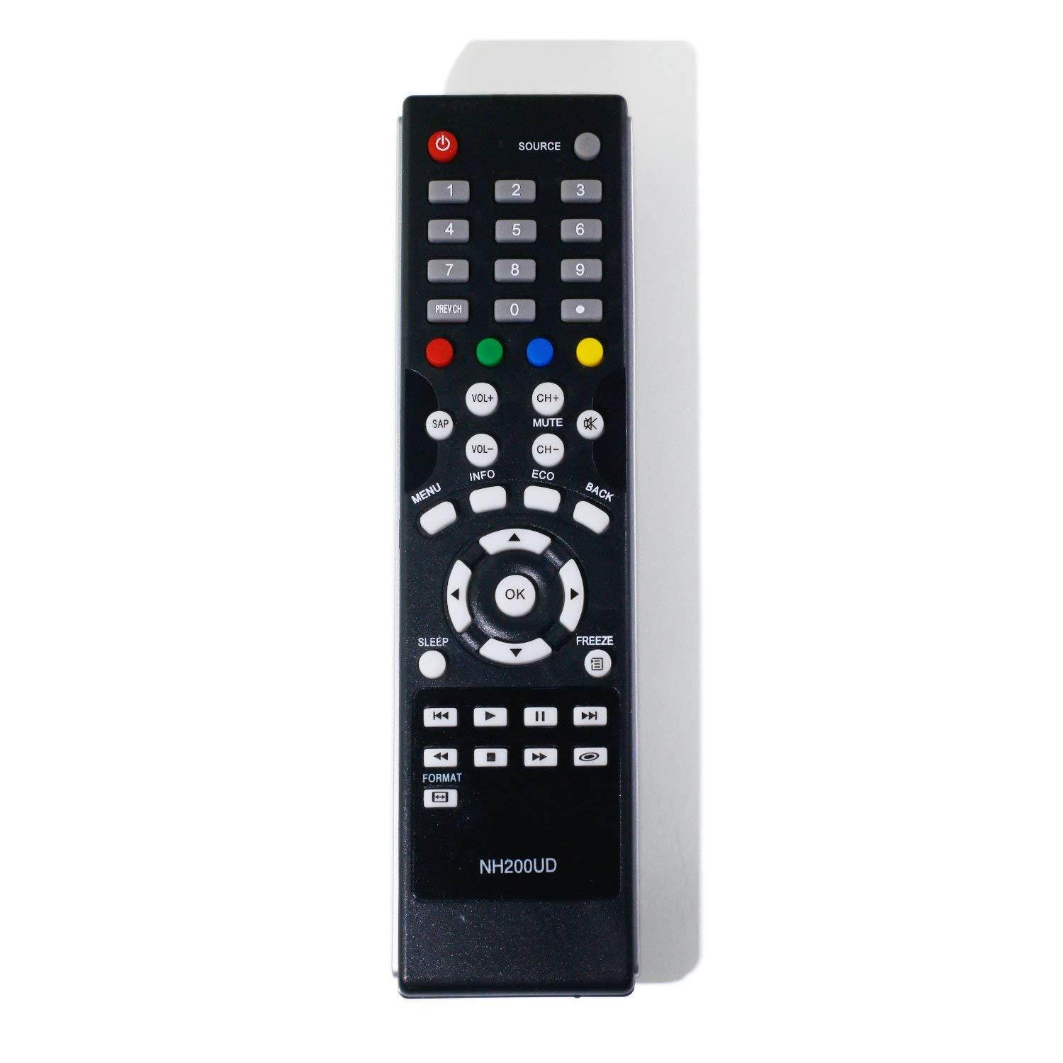 NH200UD Replace Remote Control for Sylvania Emerson TV LC407SS1 LC320SS1 LC260SS1 LC220SS1 LC190S