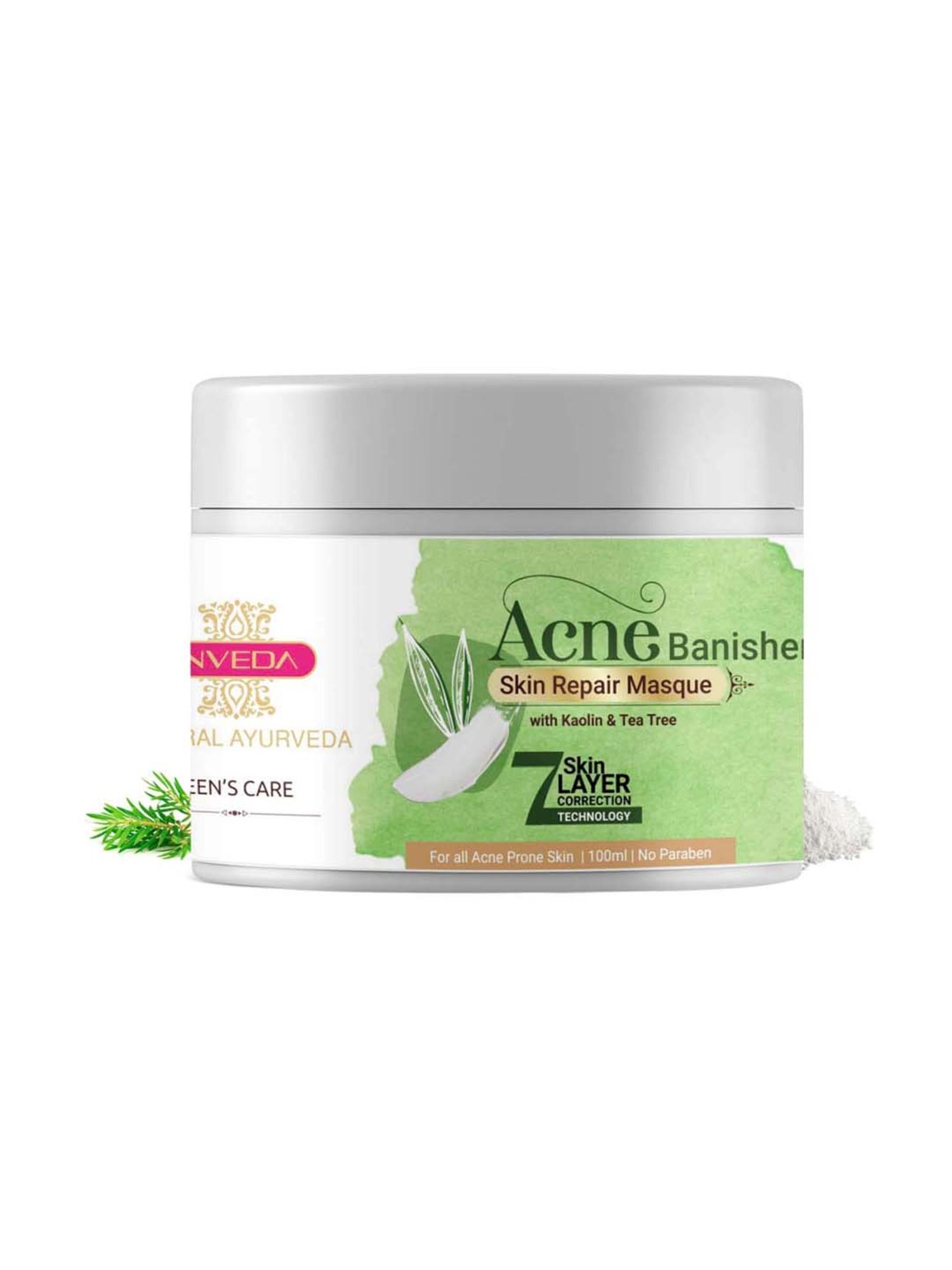 INVEDA Acne Banisher & Skin Repair Masque for Teenagers 7 Skin Layer Correction Technology - 100 ml