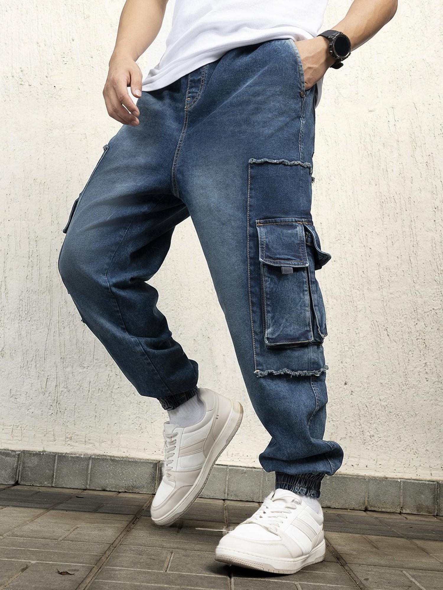 Hubberholme Men Cotton Long Sleeves Oversized Checked Double Pocket Shirt 141