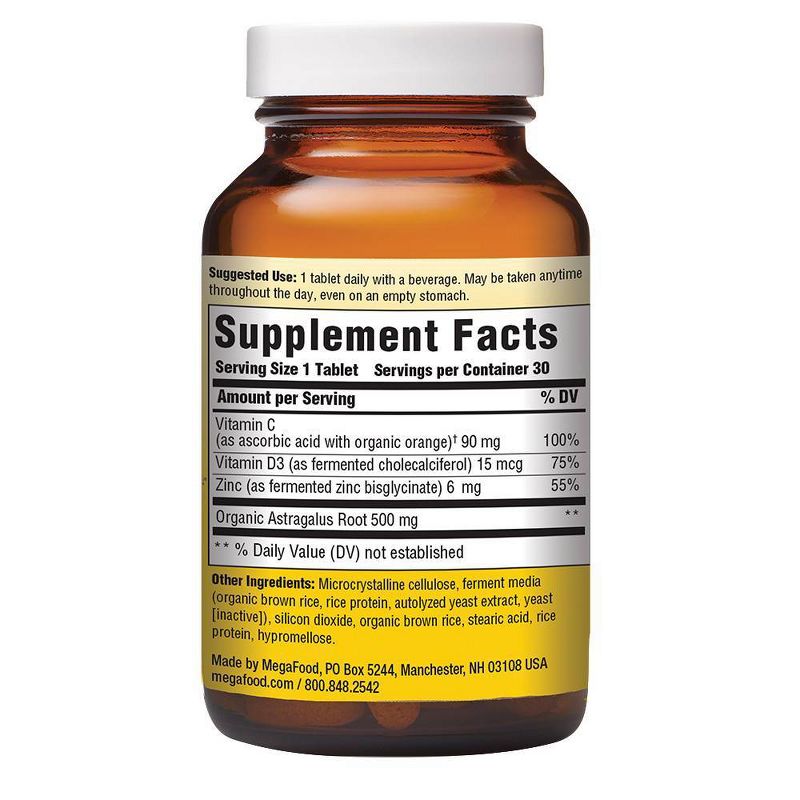 MegaFood Everyday Immune Support Supplement - 30ct