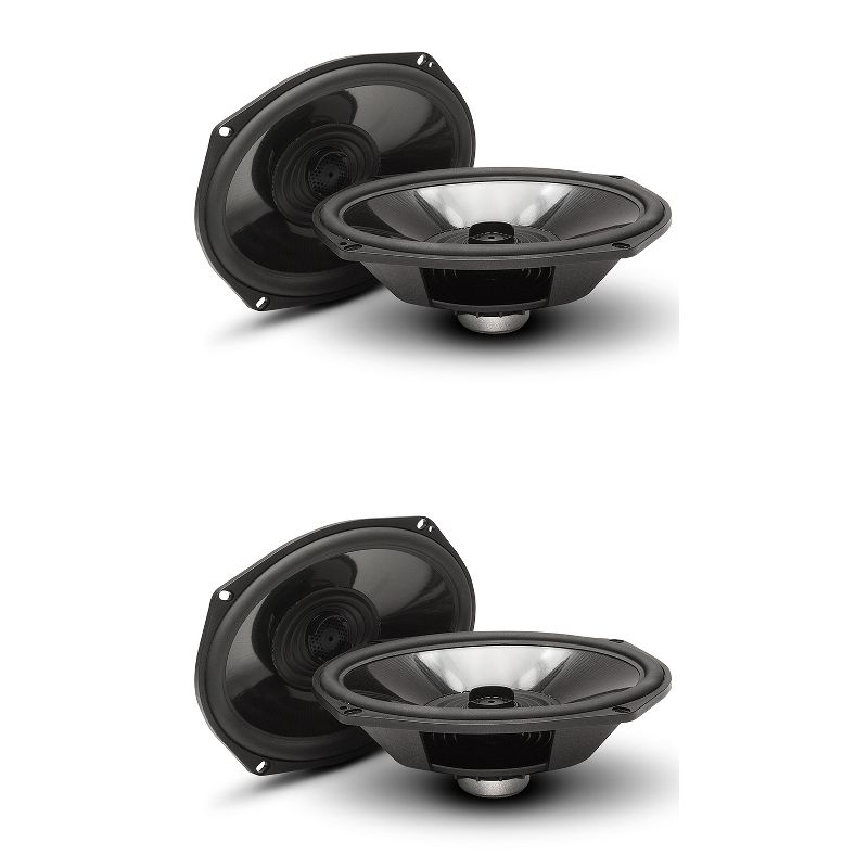Rockford Fosgate TMS69 Power 6x9 inch Full Range Bag Lid Motorcycle Speakers (2 Pack)