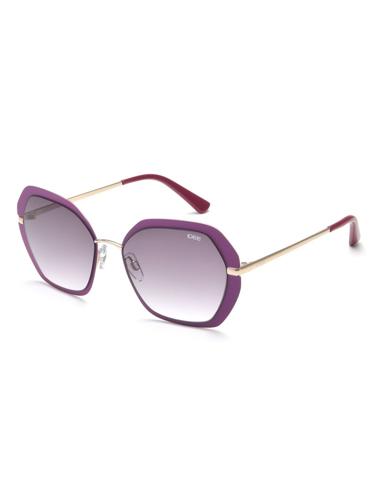 IDEE Grey Geometric UV Protection Sunglasses for Women