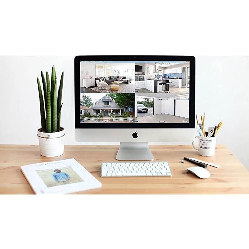 Super HD 1080P H265+ 4Channel Hybrid 5in1 DVR Security Recorder Without Hard Drive Cameras and Hard Drive Not Included Renewed