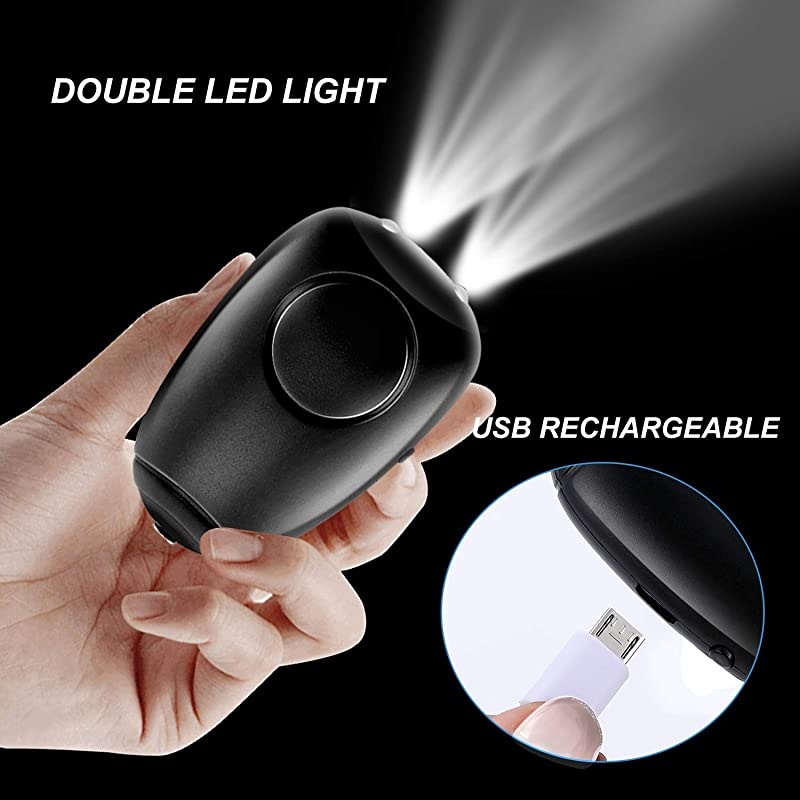 Sound Personal Alarm 5 Pack 130DB Siren Song Personal Security Alarm Keychain with LED Lights Emergency ty Self Defense for Women Kids Elderly