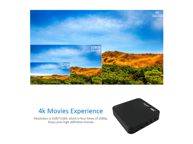 INLAND 88159 ProHT Andoid 4K TV Box with keyboard