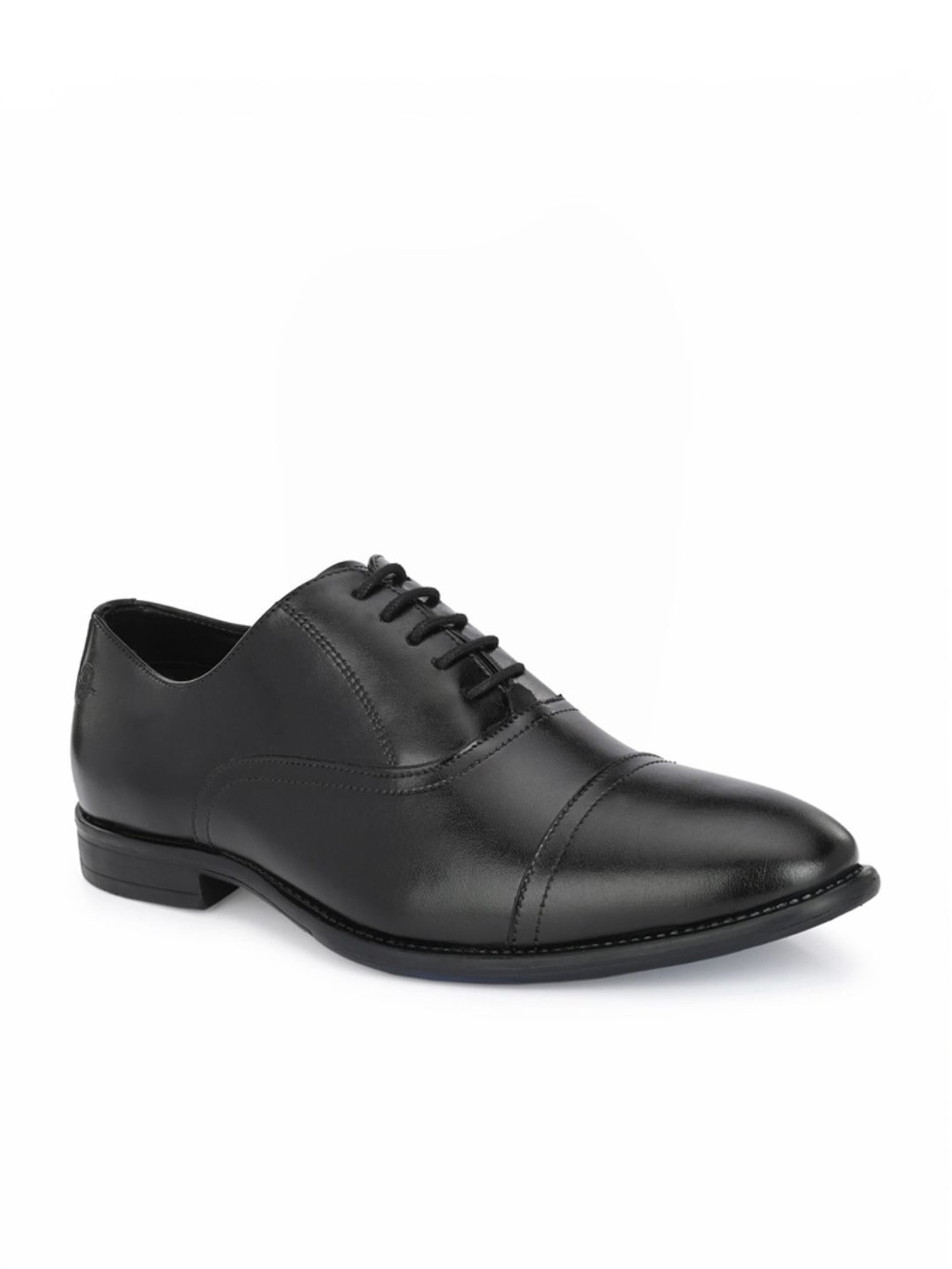 Alberto Torresi Men's Black Oxford Shoes