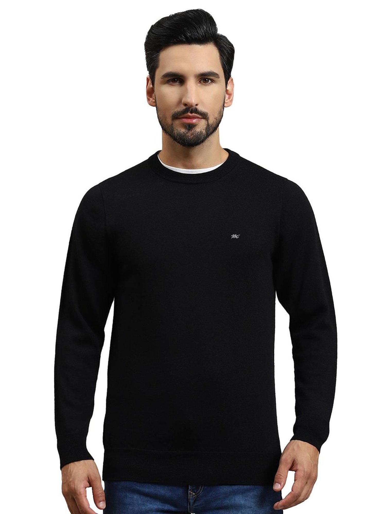 Spykar Red Slim Fit Sweatshirt