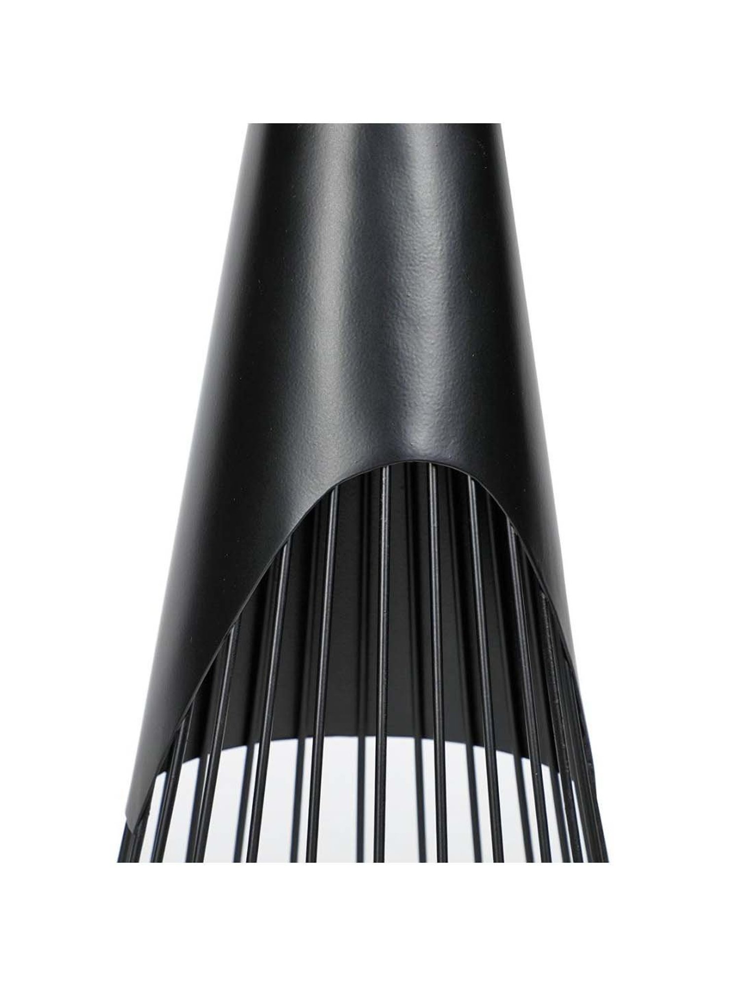 Home4U 'Ellen' Black Mild Steel Hanging Lamp - Set of 1