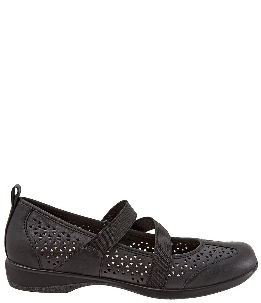 Trotters Josie Perforated Leather Slip-Ons