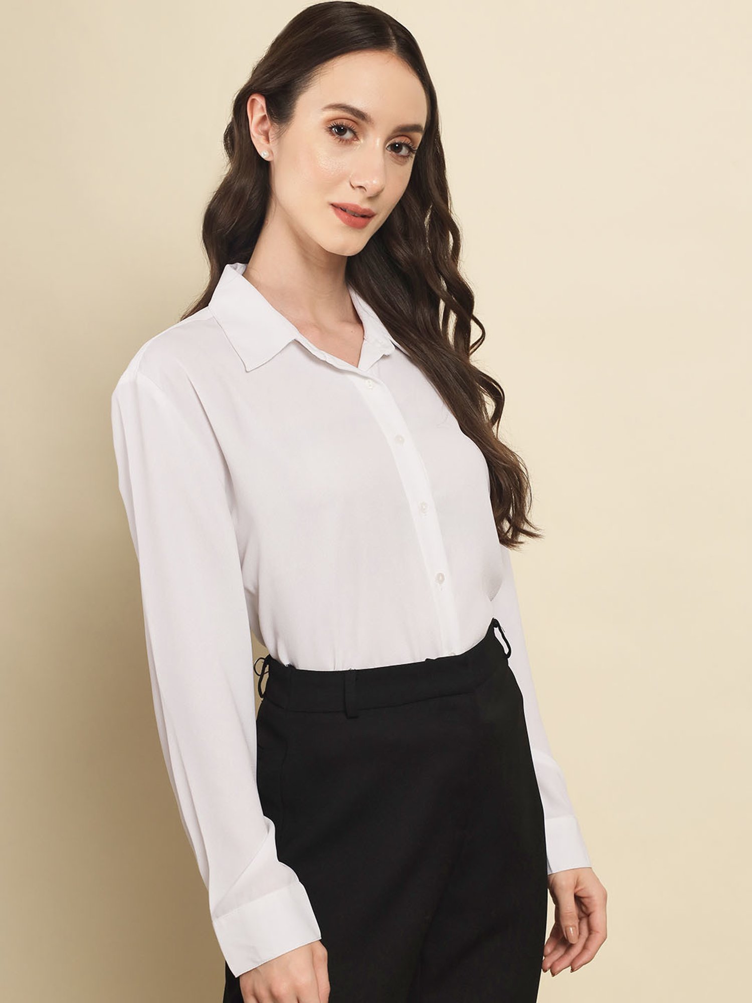 Trend Arrest White Relaxed Fit Shirt