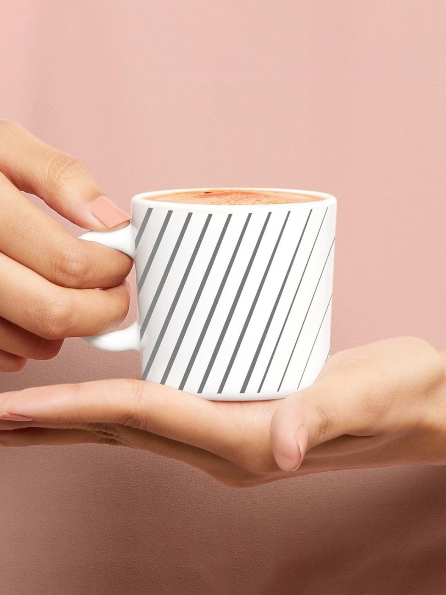 Larah by Borosil Multicolor Ceramic Tea & Coffee Mug - Set of 12 180ml