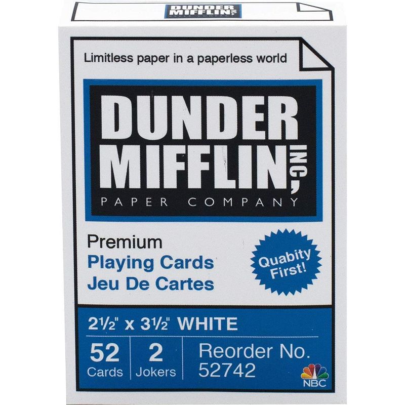 NMR Distribution The Office Dunder Mifflin Playing Cards | 52 Card Deck + 2 Jokers