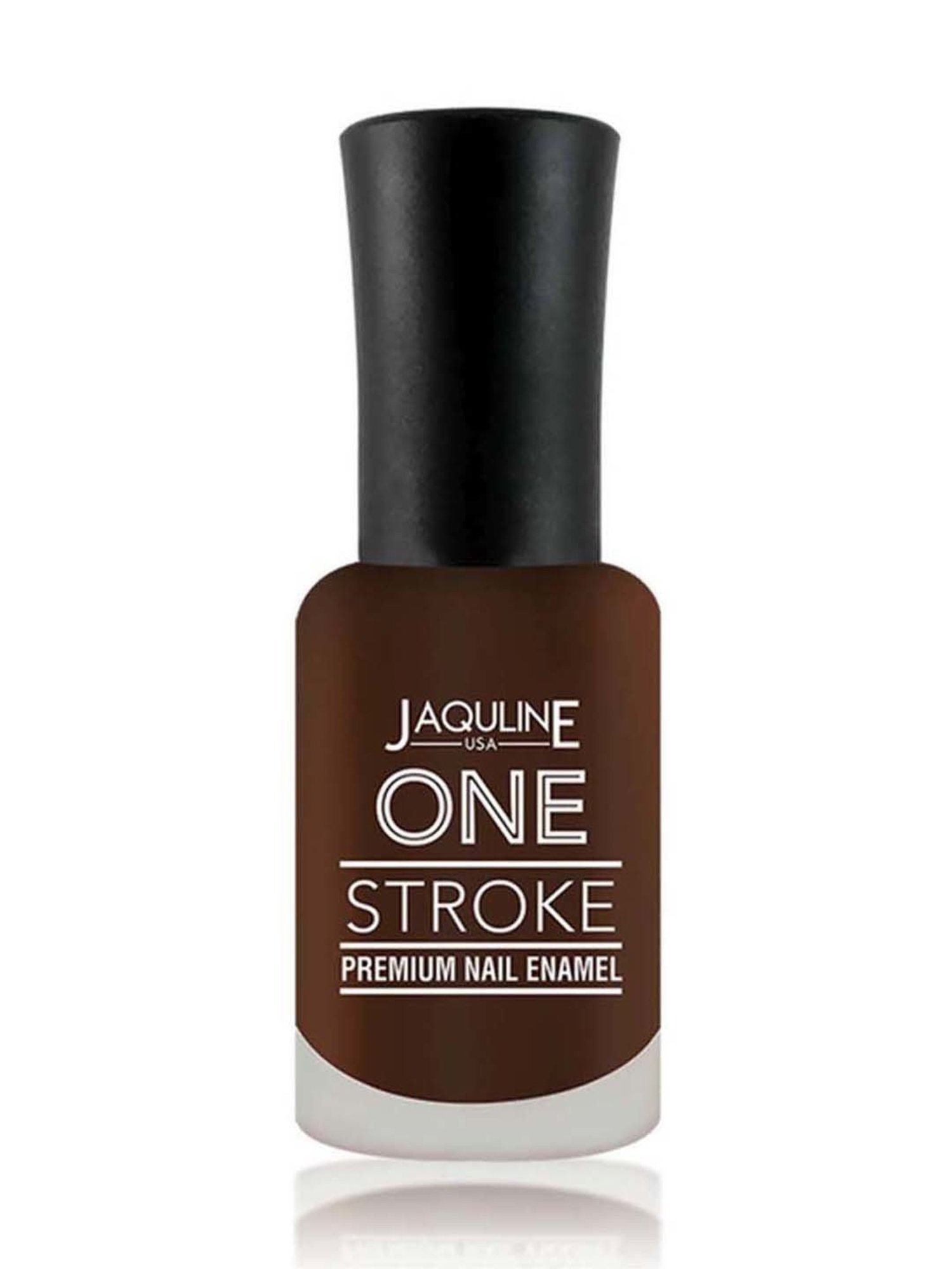 Jaquline USA One Stroke Premium Nail Enamel Hot Fudge J27 - 8 ml