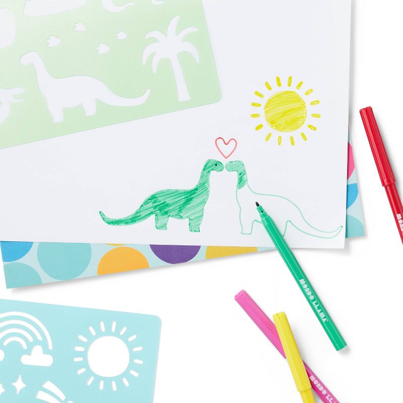 20pc Super Sketches Stencil Set - Mondo Llama™