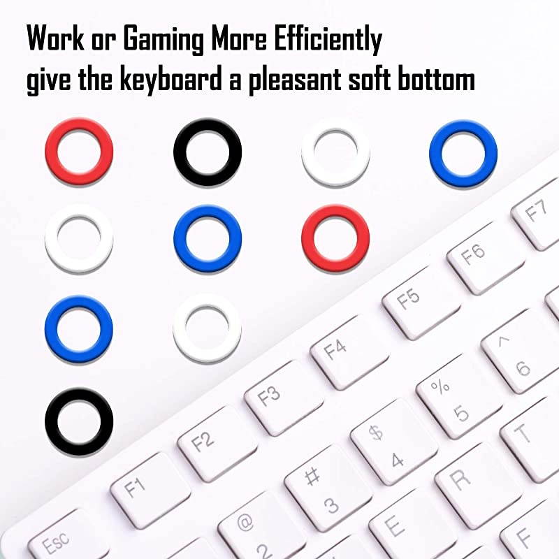 150Pcs Mechanical Keyboard Silicone ORing UltraQuiet Switch Dampener for Cherry MX Key Switch Keyboards Dampers