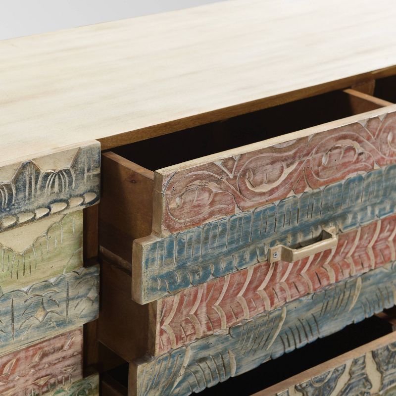 Carmel Sideboard Dark Brown/Black - Chique