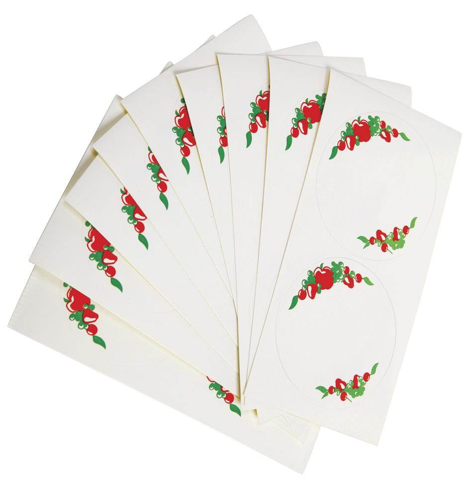 Round Canning Labels 24 Pk