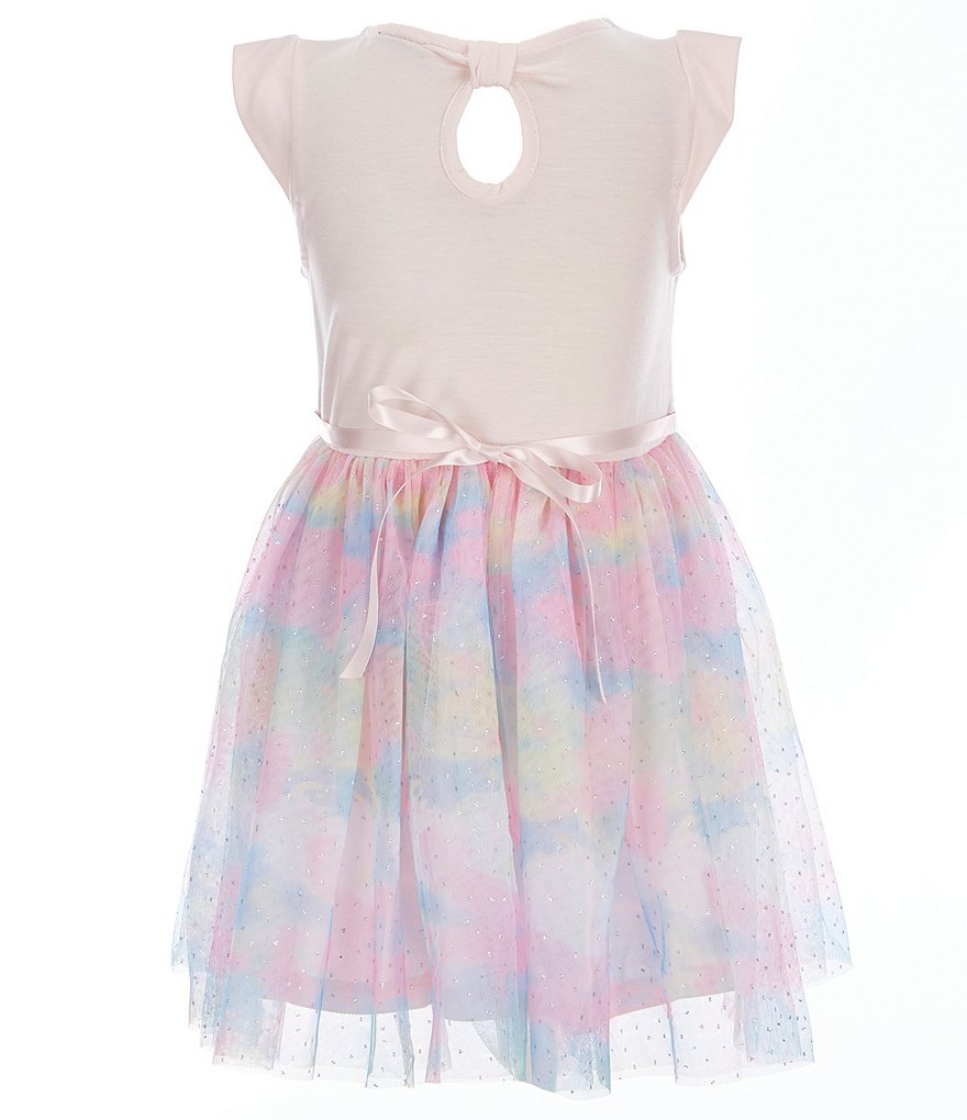 Zunie Little Girls 2T-6X Unicorn Rainbow Tutu Dress