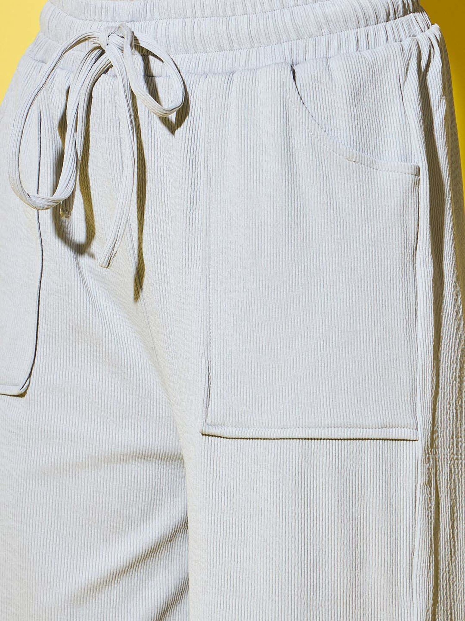 BUYNEWTREND Grey High rise Cargo