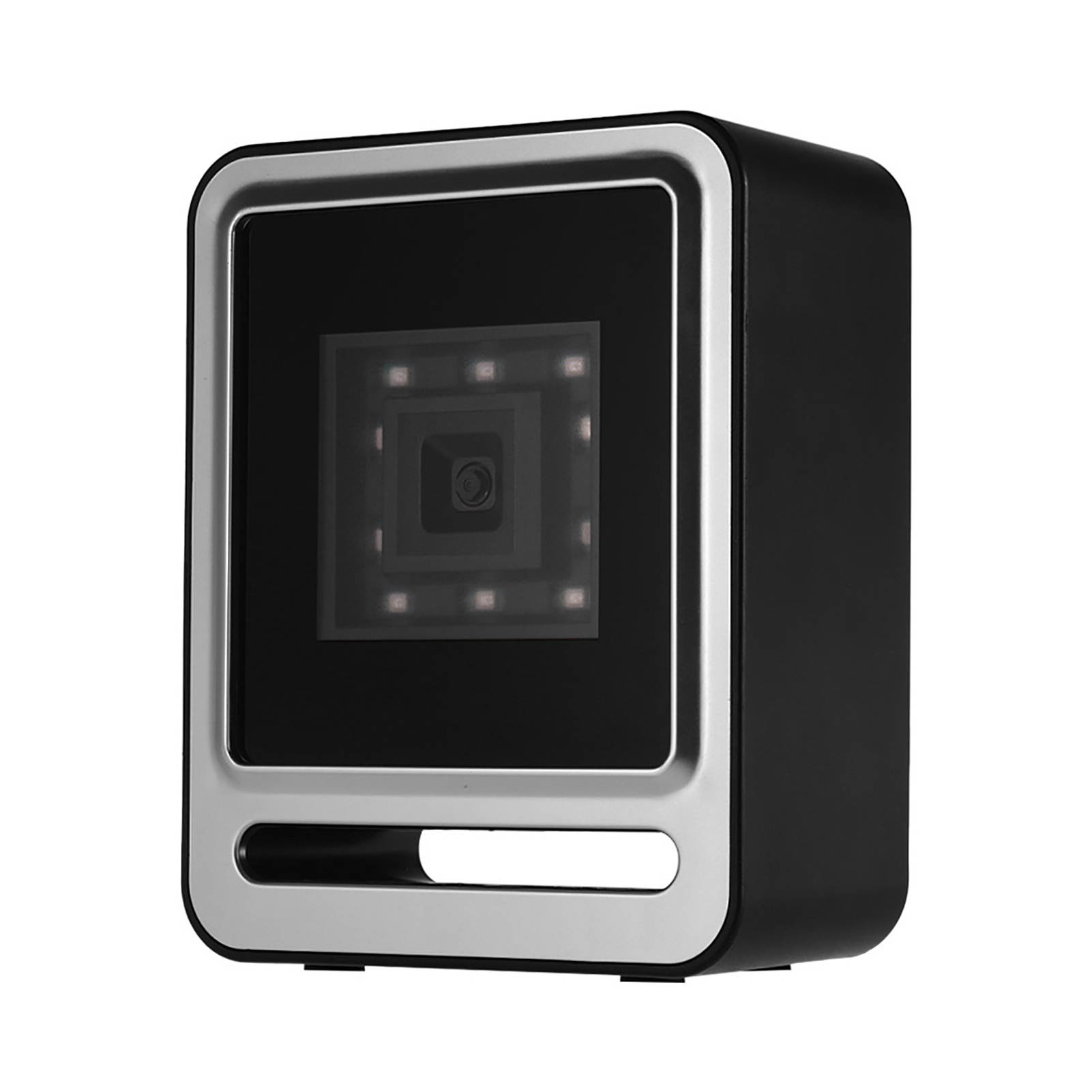 Aibecy Hands-free USB Wired 1D 2D QR Barcoder Scanner Desktop Omnidirectional Bar Code Reader Platform with Top Trigger Button Support Continue Scan/Auto Sense Mode for Supermarket Retail Store Mobile