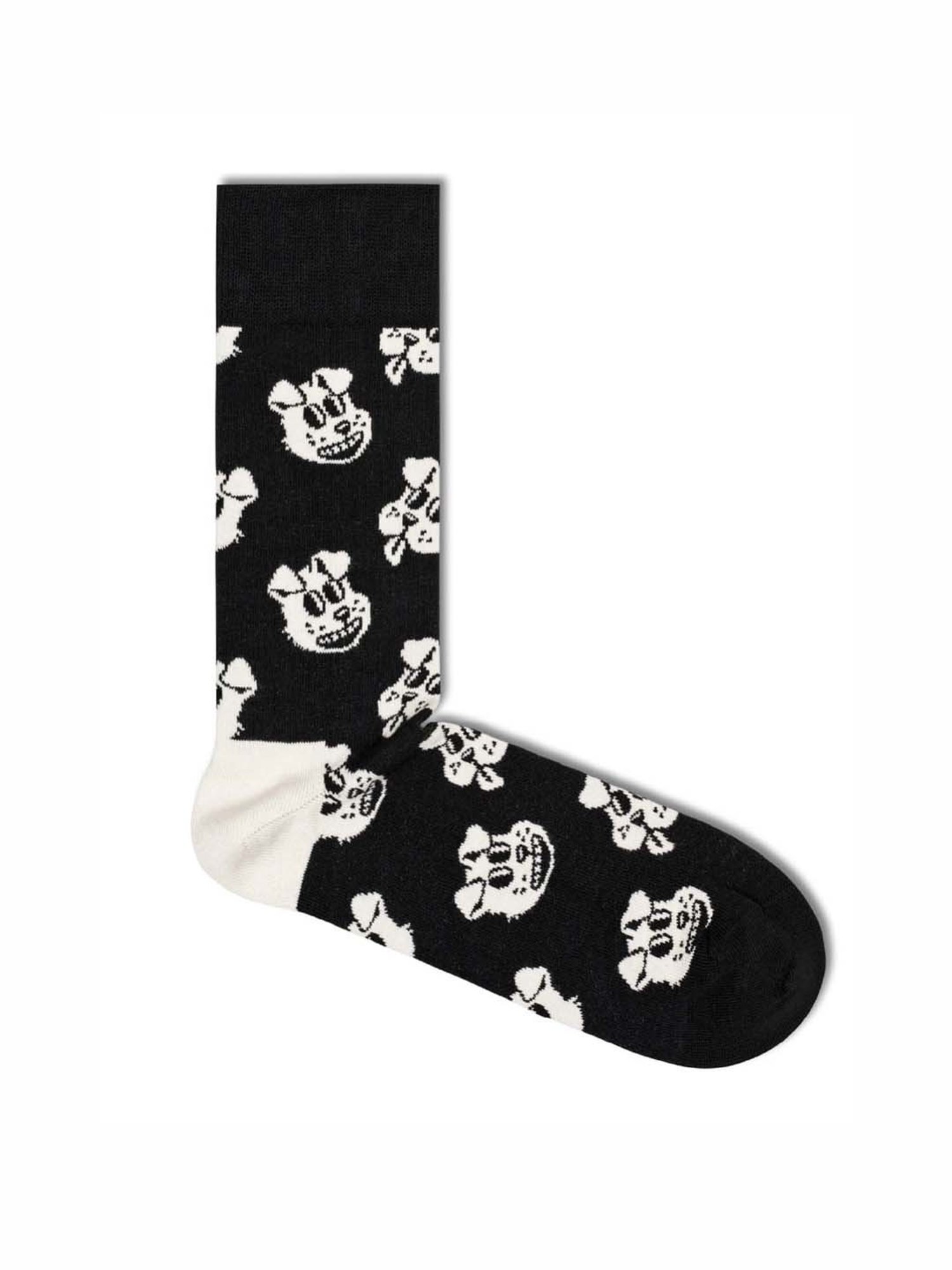 Happy Socks Pets Multicolor Cotton Printed Socks (41-46) - Pack of 2