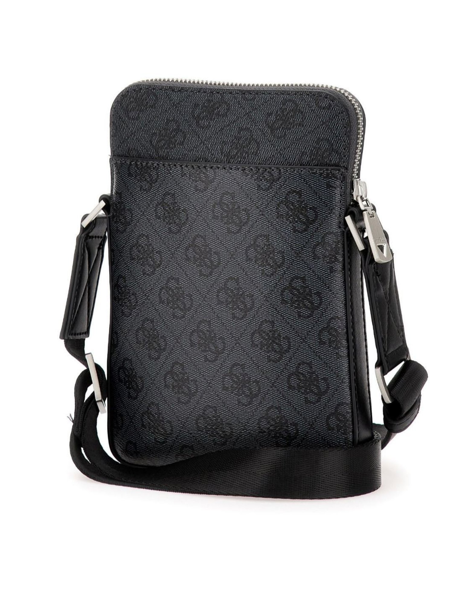 GUESS Black TORINO Printed Medium Cross Body Bag