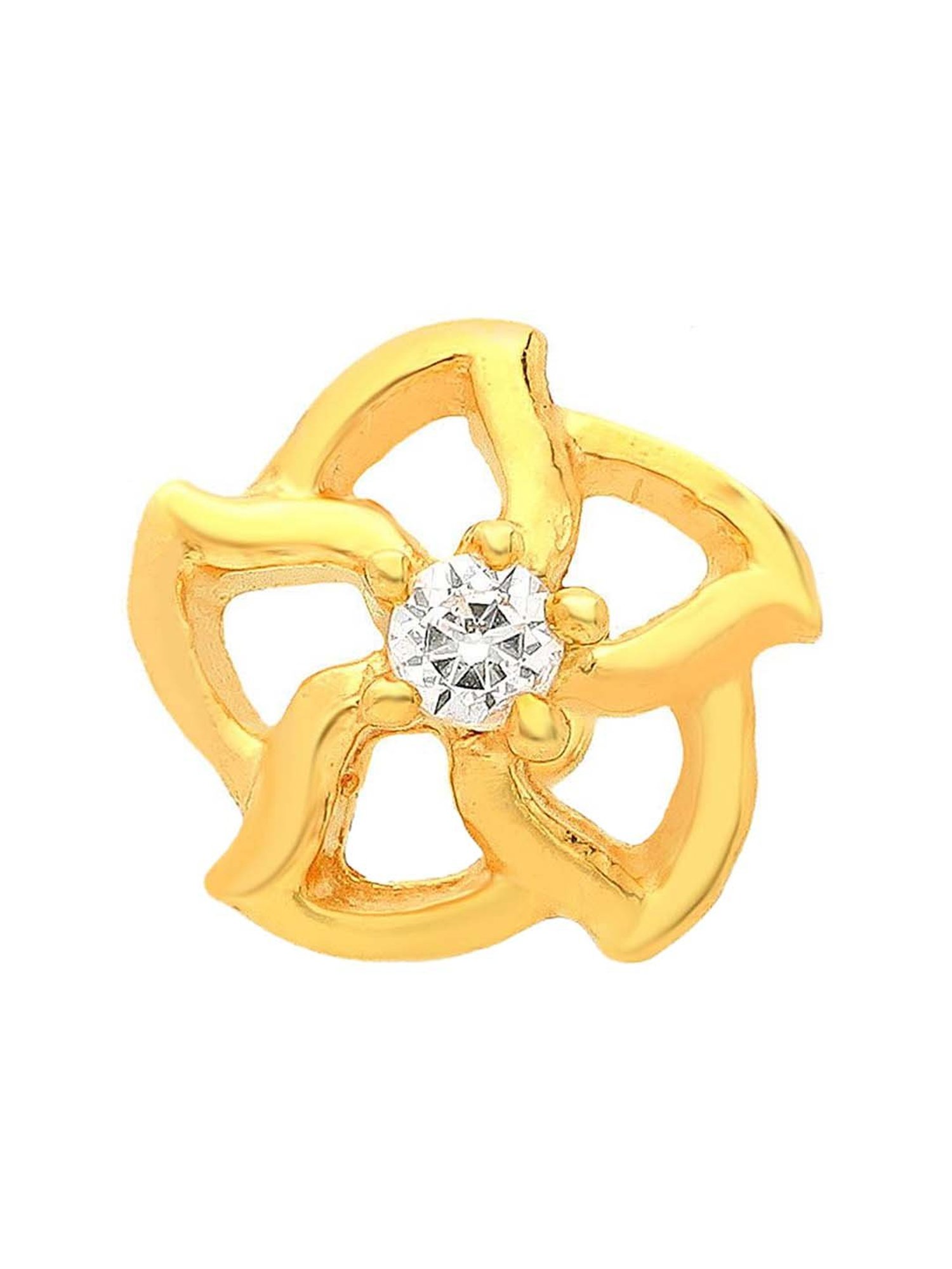 Malabar Gold and Diamonds 22k Gold Nosepin for Women
