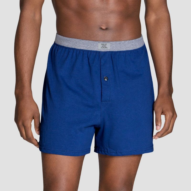 Fruit of the Loom Men's Knit Boxer Shorts 4pk - 2XL