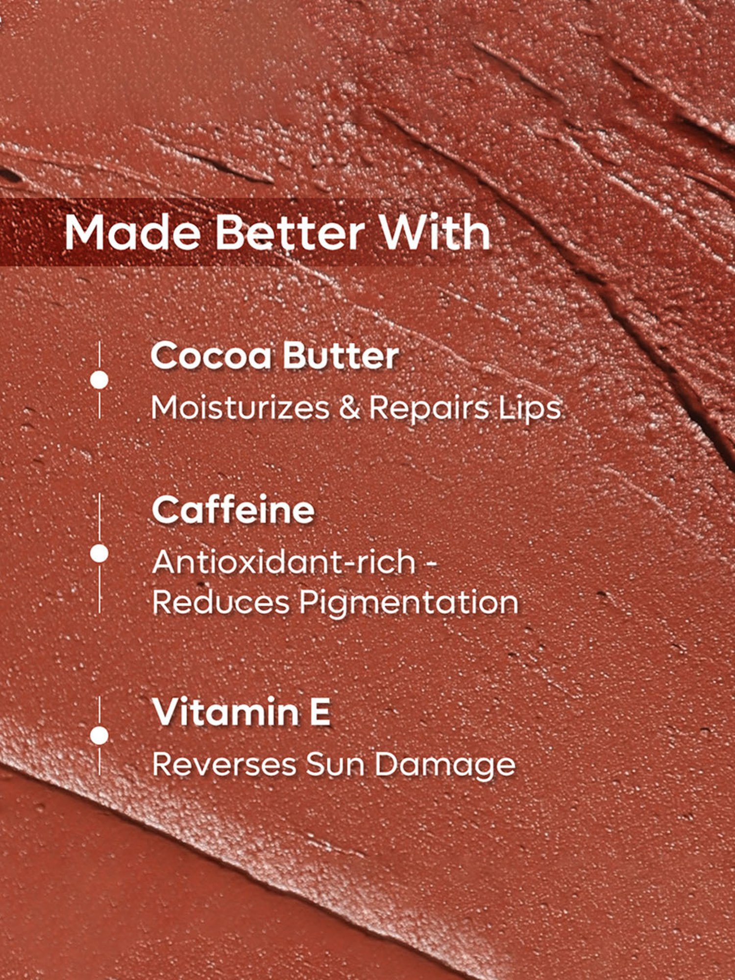 mCaffeine Cocoa Kiss Creamy Matte Lipstick Caramel Marvel - 4.2 gm