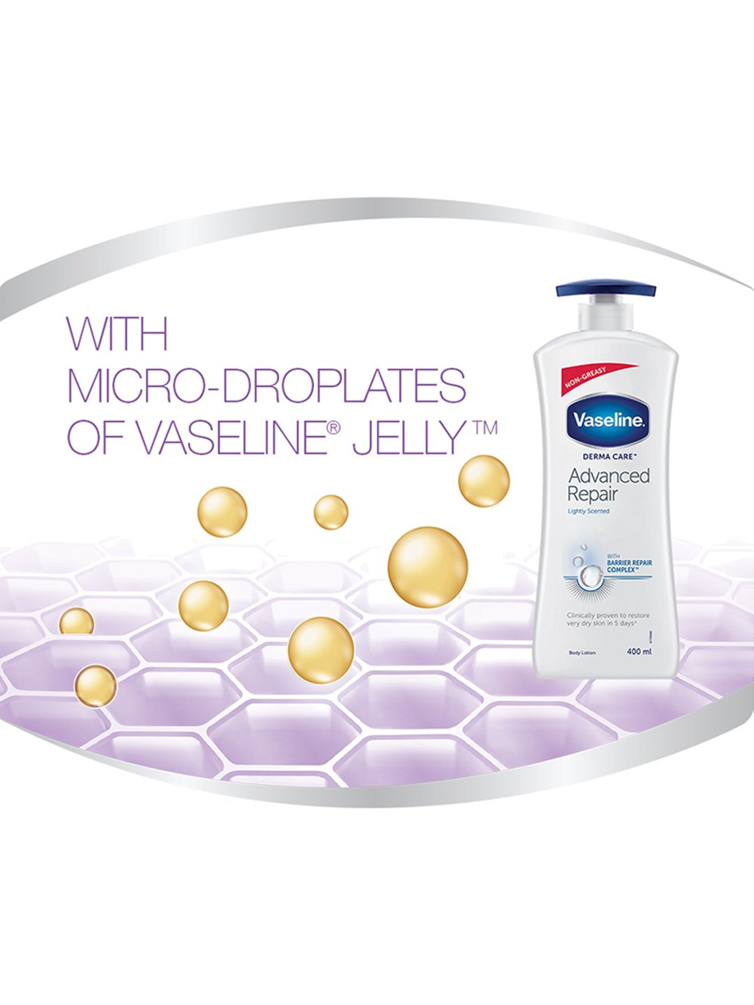 Vaseline Derma Care Advanced Repair Body Lotion - 400 ml