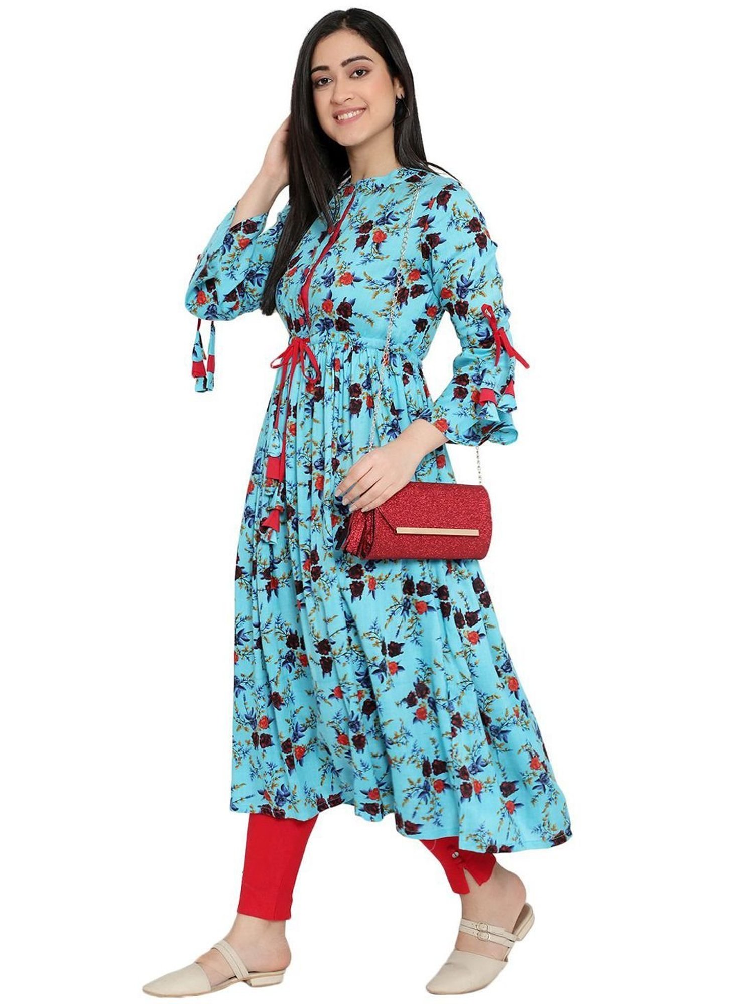 Spice Art Red Clutch