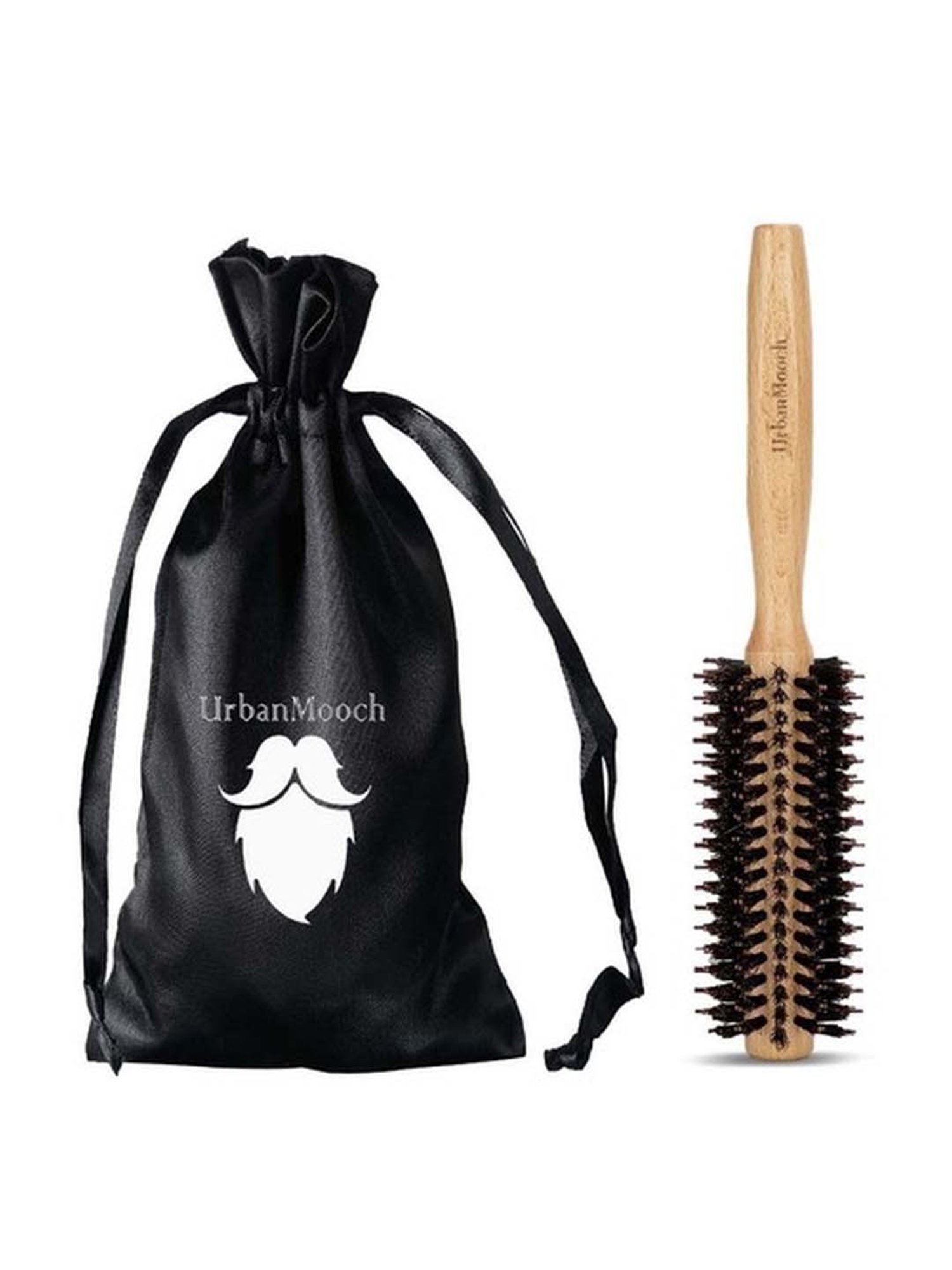 UrbanMooch Round Boar & Nylon Bristle Hair Brush