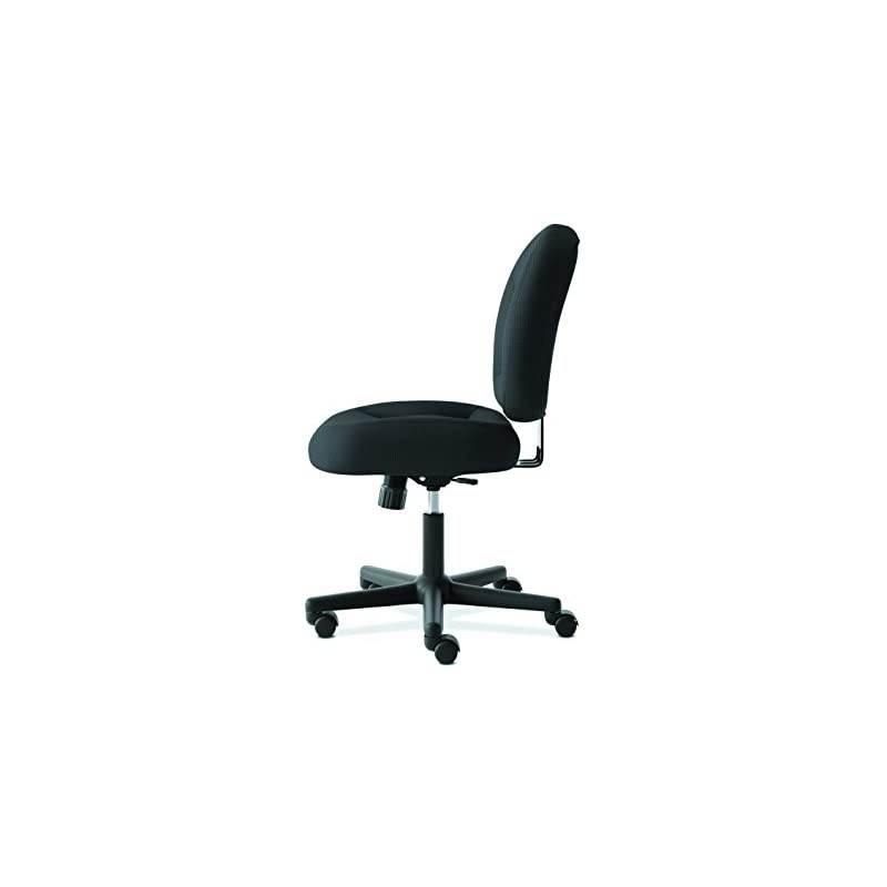 ValuTask Low Back Task Chair - Mesh Computer Chair for Office Desk, Black (HVL210)