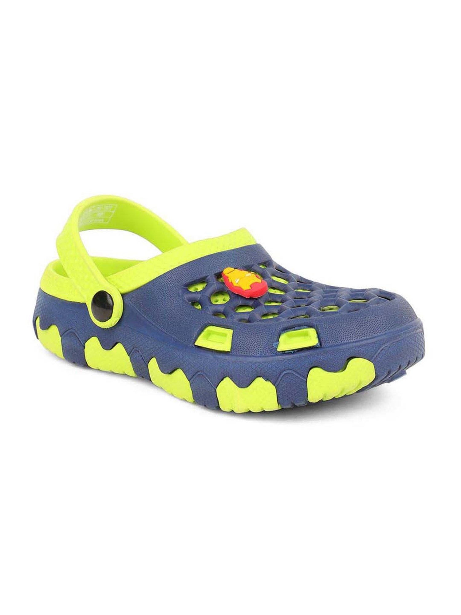Disney by Bata Kids Blue & Green Back Strap Clogs