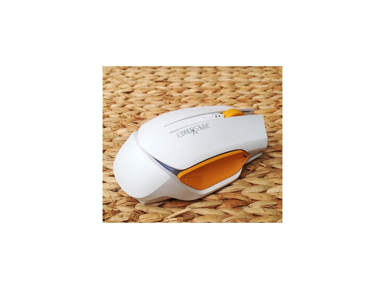 James Donkey 102 AVAGO A5050 Laser Senser 2000 DPI 4000FPS Wireless Gaming Mouse - White