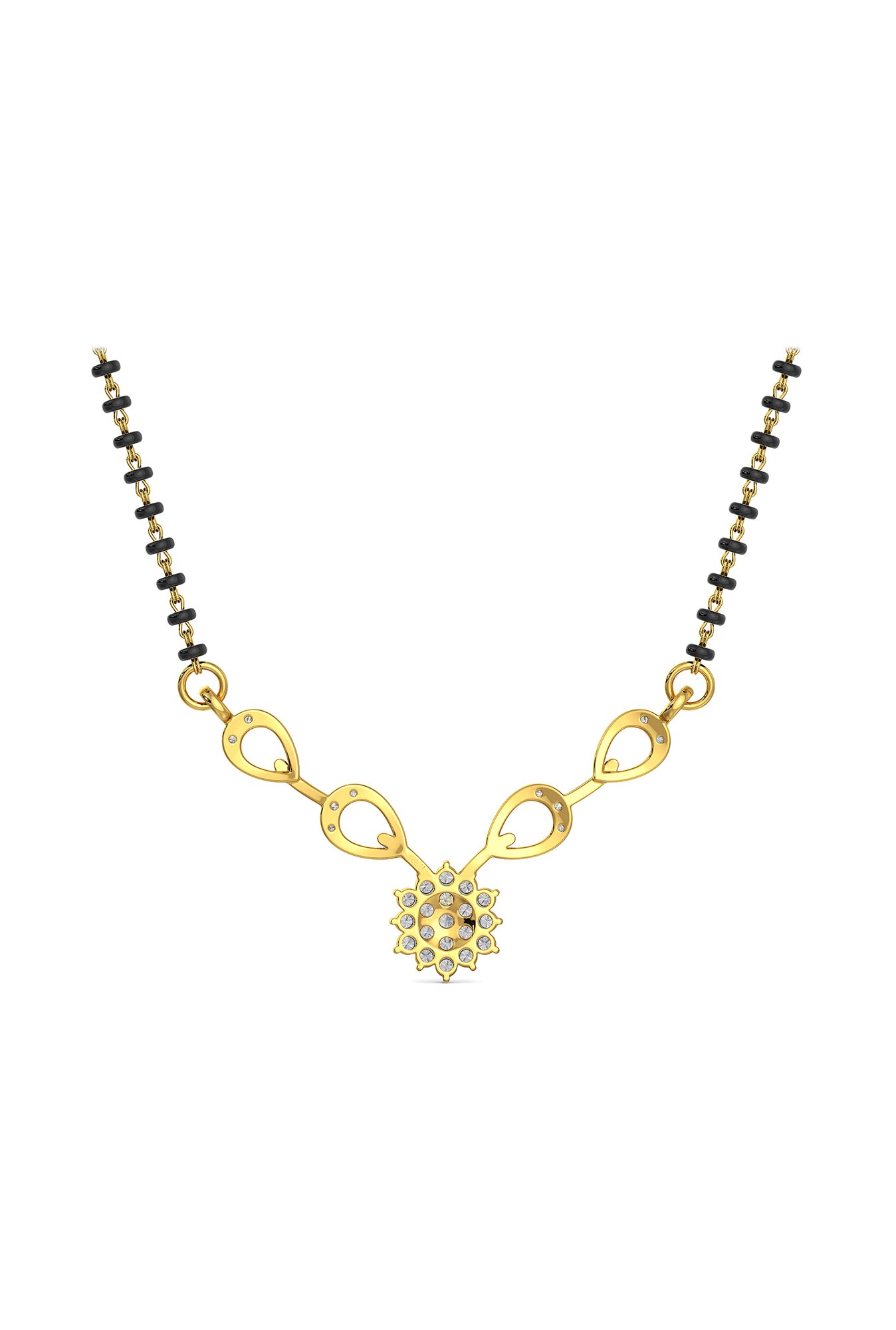 Waman Hari Pethe Jewellers 18k Gold & Diamond Mangalsutra for Women