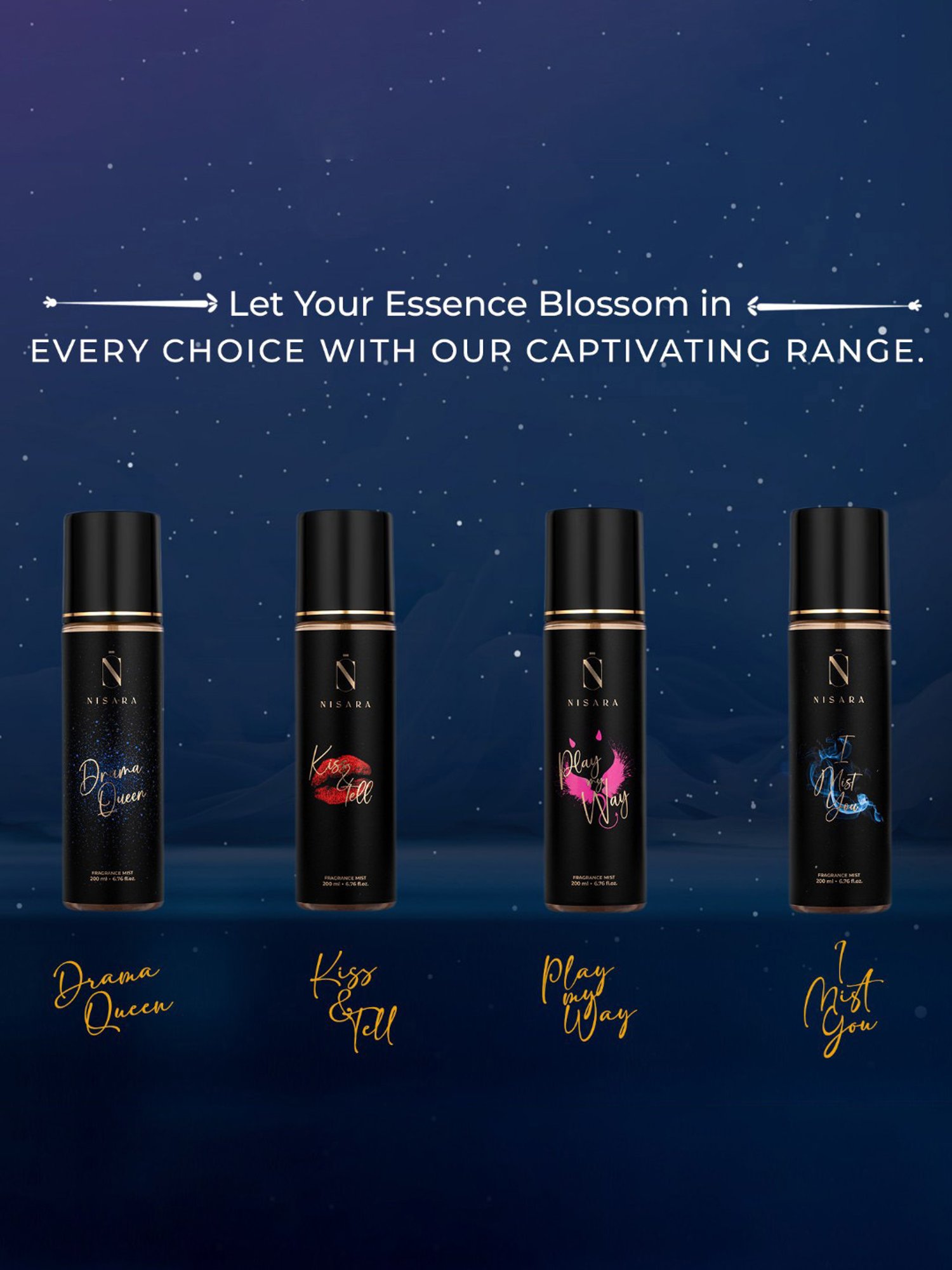 NISARA Drama Queen Body Mist for Women&iquest;- 200 ml