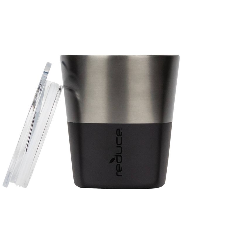 Reduce 10oz Lowball Tumbler Monotone Metallic Charcoal