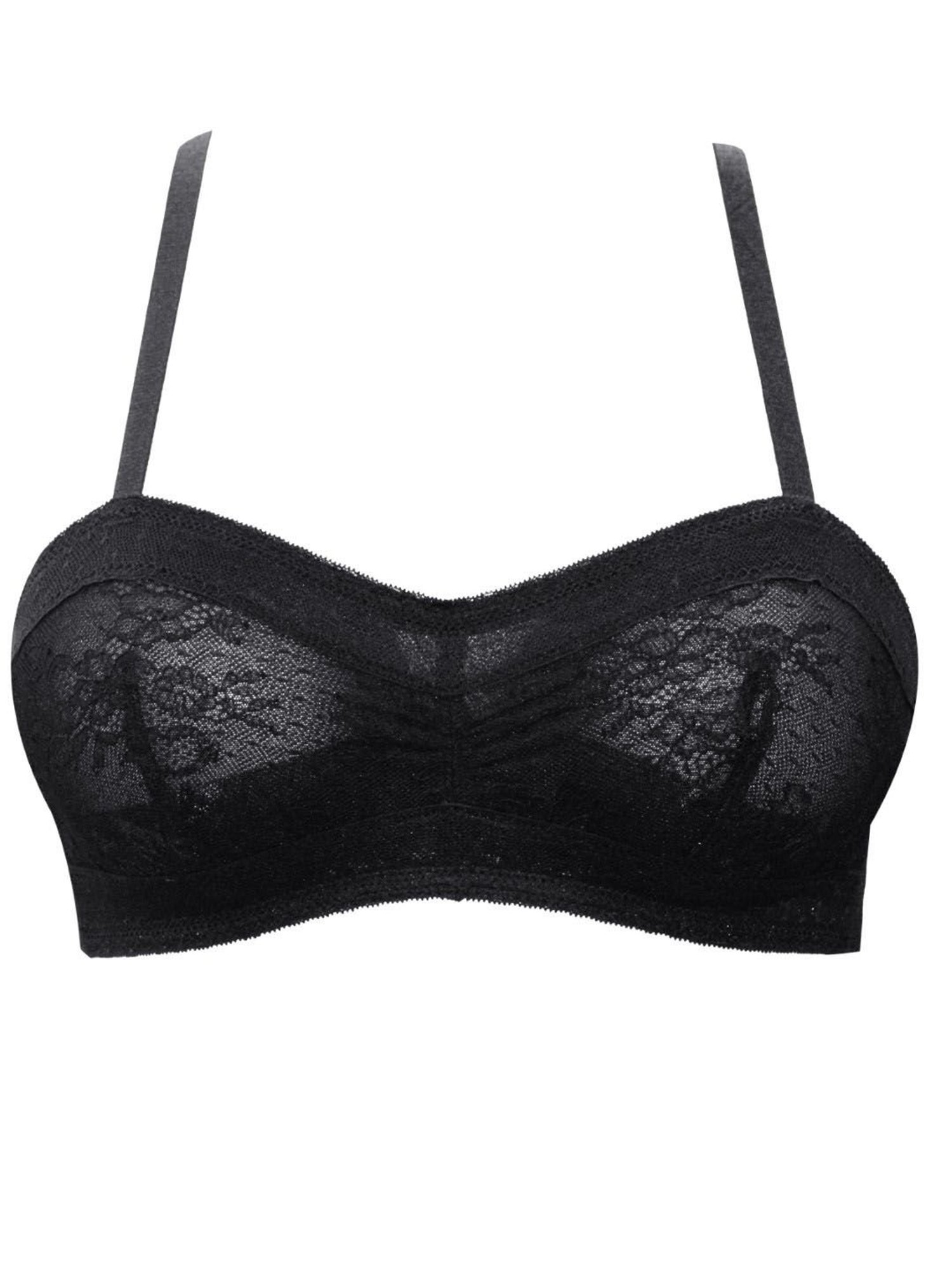 PARFAIT Black Non Wired Non Padded Bandeau Bra