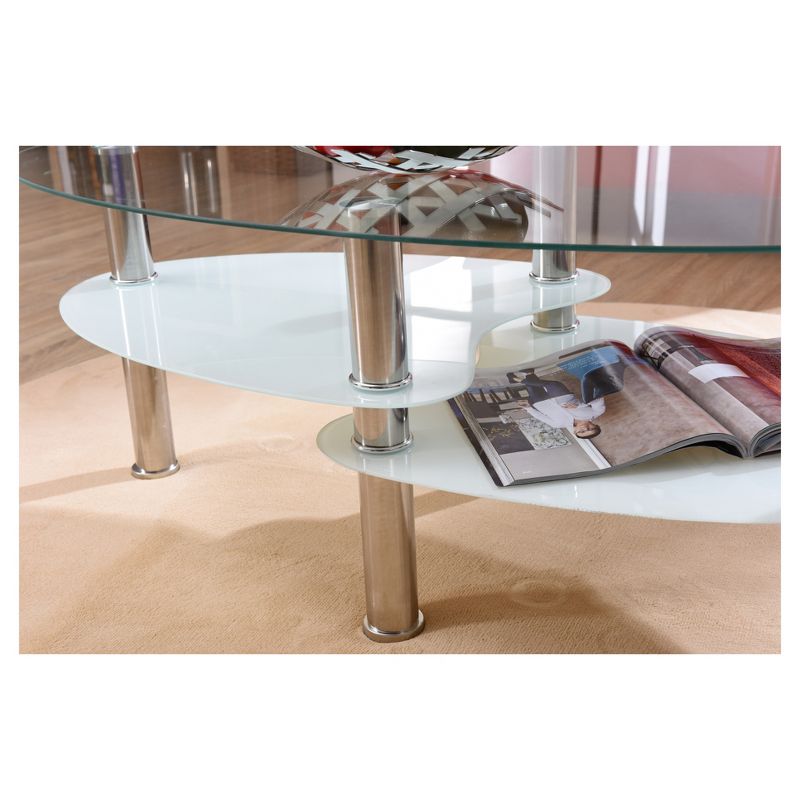 Coffee Table Clear - Hodedah Import
