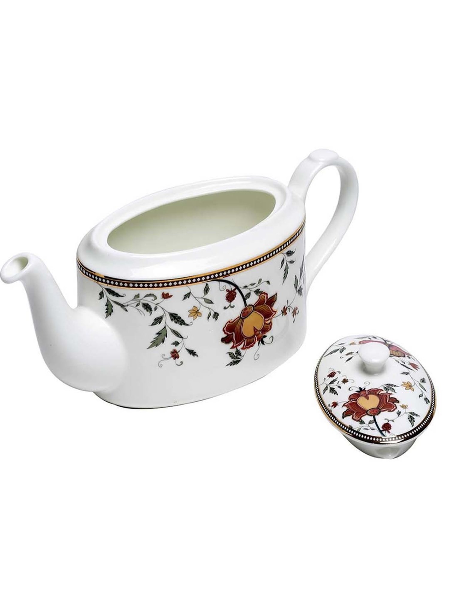 Fabindia Zoya Multicolor Ceramic Beverage Accessories - Set of 9