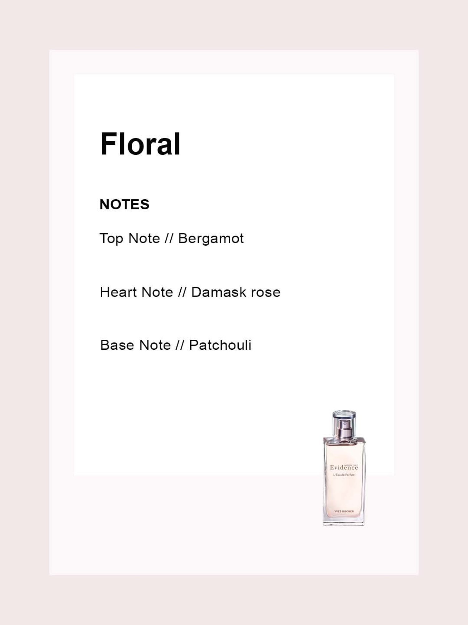 YVES ROCHER Comme Une Evidence L'Eau De Parfum - 100 ml