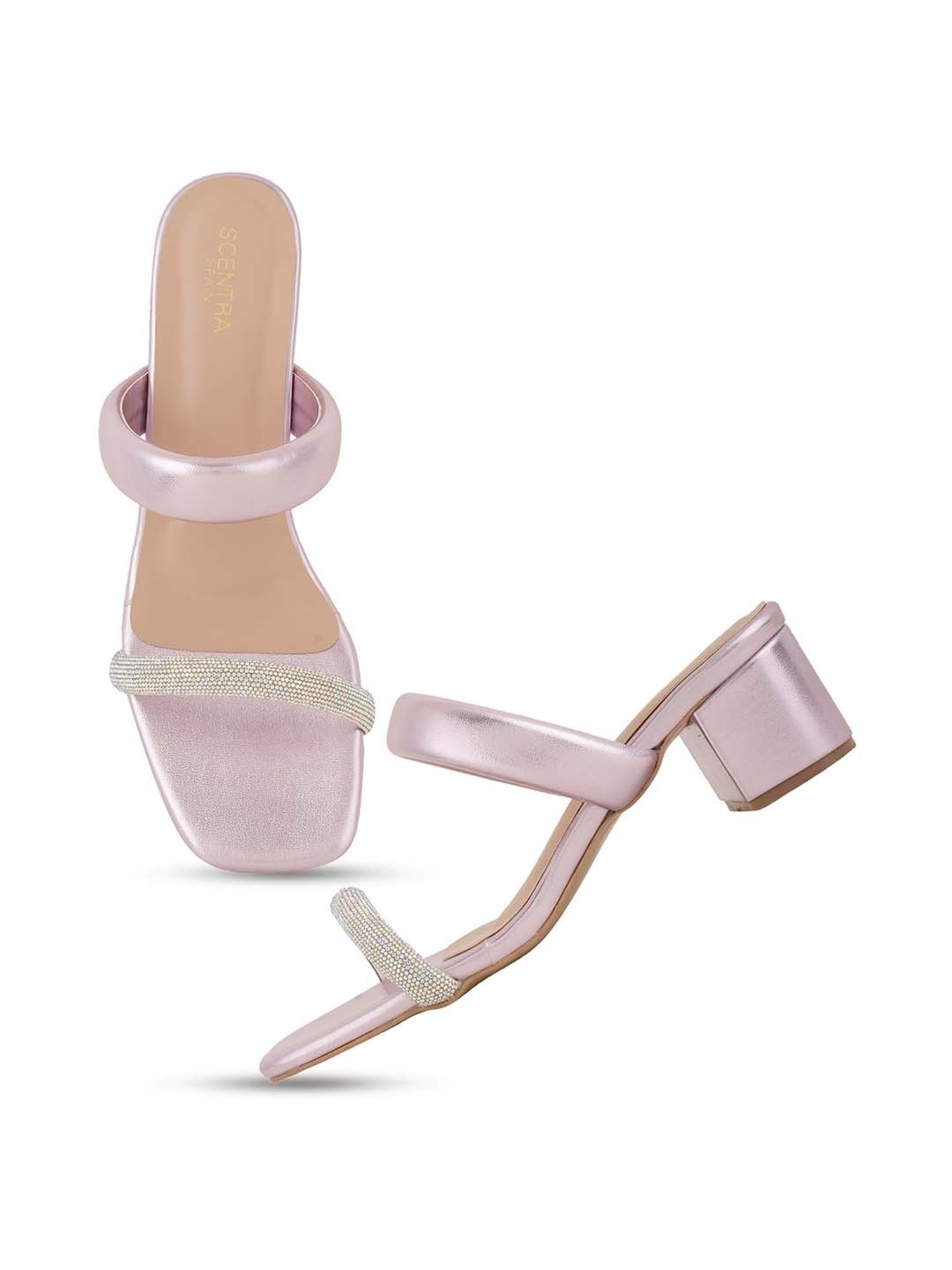 Scentra Women's Purple Casual Sandals