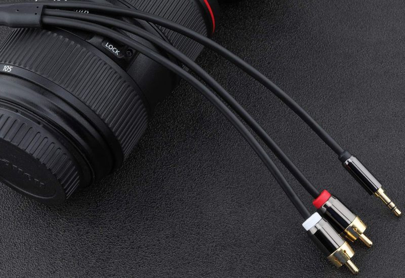 RCA to 3.5mm Audio Cable, Hannord 3.5mm Male to 2RCA Male RCA Cable, Y Splitter Stereo Audio Cable for Subwoofer, Receiver, Speakers and More, 3 Meters / 10ft.