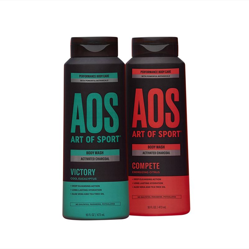 Art of Sport Compete Activated Charcoal Body Wash - 16 fl oz