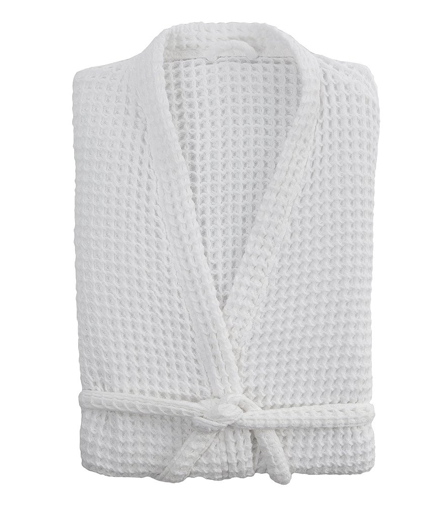 Kassatex Plush Women's Waffle Weave Robe