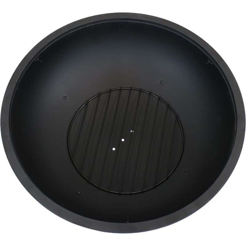 DeckMate 30371 Avondale Outdoor Backyard Patio Portable Steel Fire Bowl Fire Pit, Antiqued Copper Finish