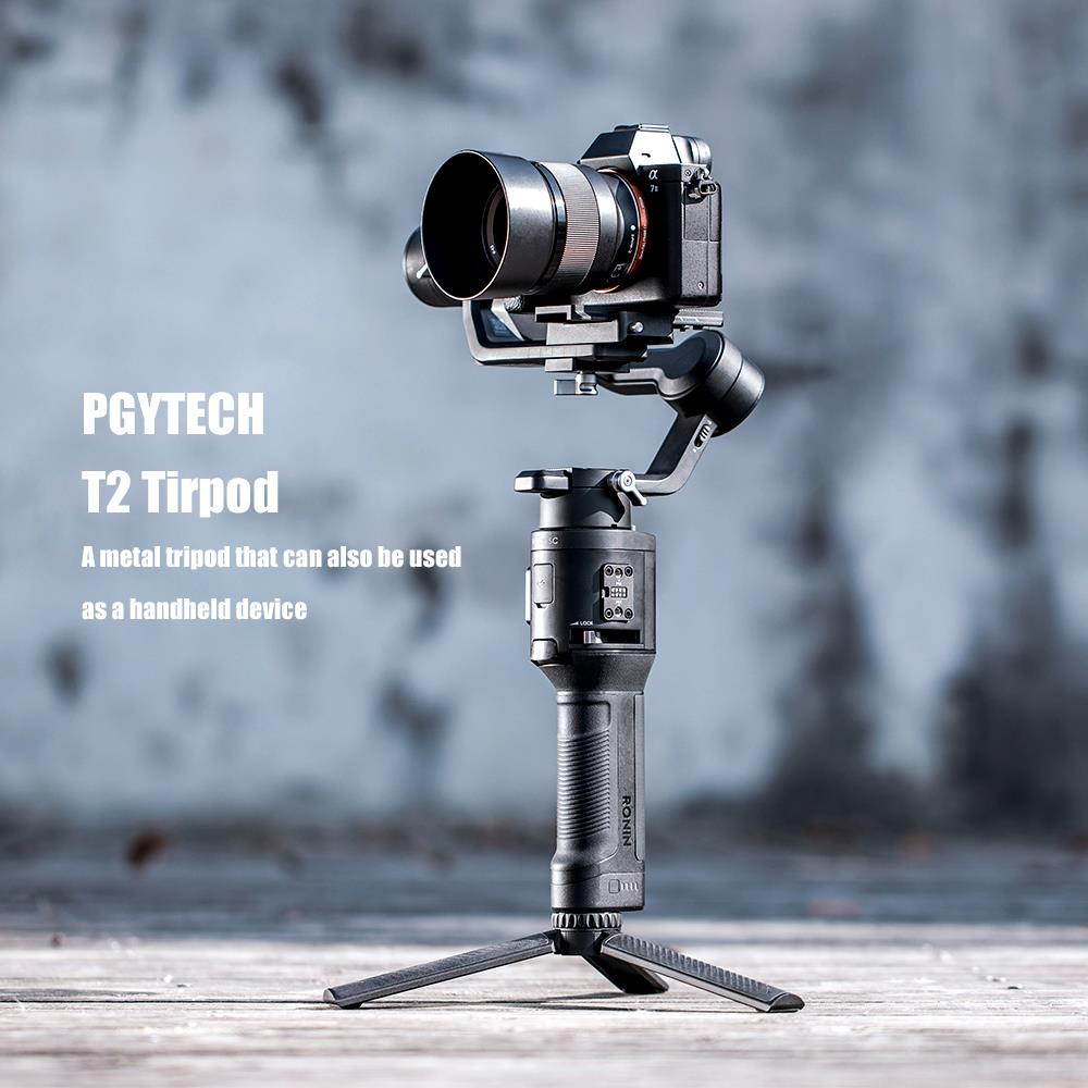 PGYTECH T2 Tirpod Accessories Angle Adjustable Holder Tripod For Sports Action Camera Osmo Pocket GoPro Insta360 camera