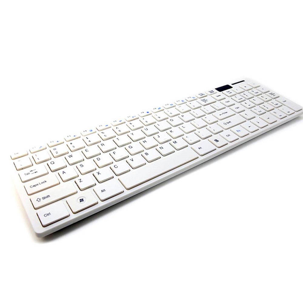 axGear Wireless 2.4G Keyboard Mouse Combo Slim For Desktop Laptop PC White